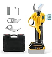 bleujardin Sécateur électrique sans fil, compatible avec les batteries bleujardin 18 V, 20 V, LCD Dis...