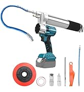 bleujardin Pompe à graisse sans fil pour bleujardin 18V Batterie - 13000 PSI Pompe à graisse électrique, 650ml Cartouche de Graisse...