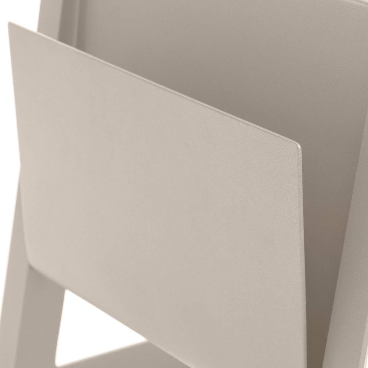 bleujardin - Allure table de jardin carrée 55x45x55cm aluminium argile