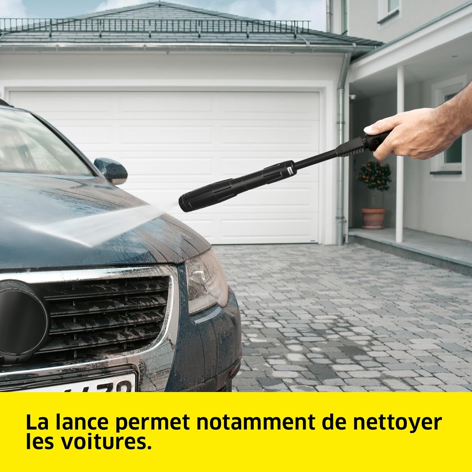 bleujardin - Nettoyeur Haute Pression K 5 Classic Car & Home - 145 bar, 500L/h, 40m²/h, Filtre à Eau, Poids 5.6kg, Pistolet