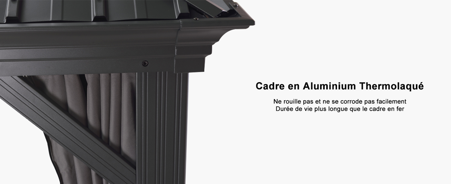 tonnelle aluminium