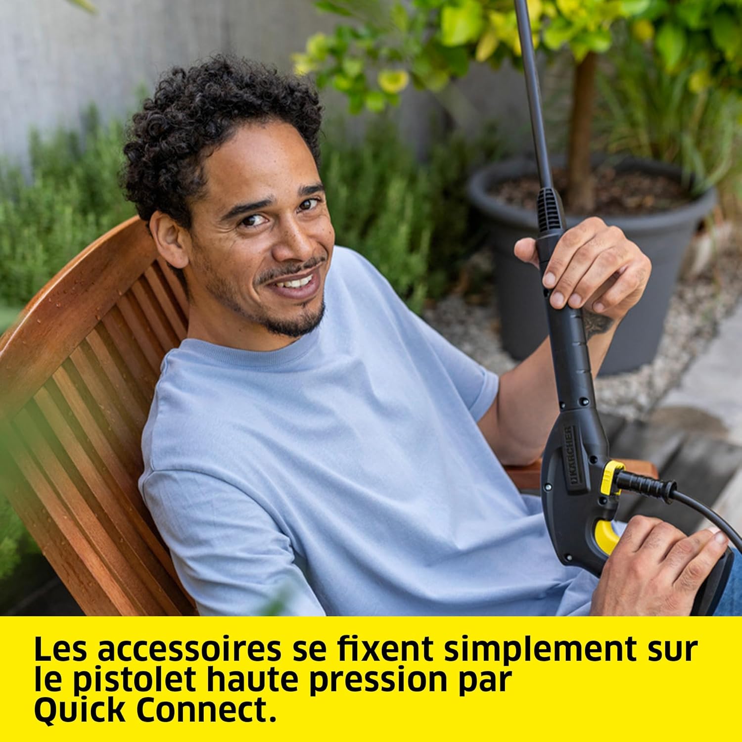 bleujardin - nettoyeur K 2 Premium - 4,2 kg, 110 bar, 360 l/h, accessoires