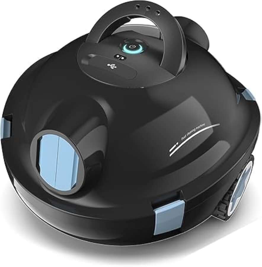 bleujardin – Robot piscine sans fil, 120 min autonomie, pour 100 m² – Noir
