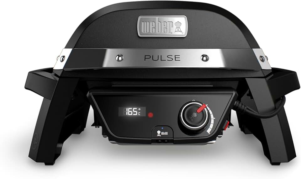 bleujardin - Barbecue électrique Pulse 1000 - compact - 1800W, contrôle digital