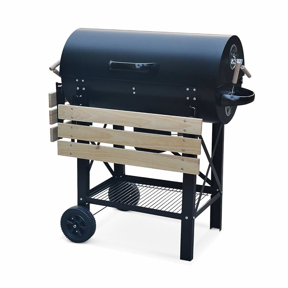 bleujardin - Serge - barbecue fumoir charbon, aérateurs, récupérateur de cendres