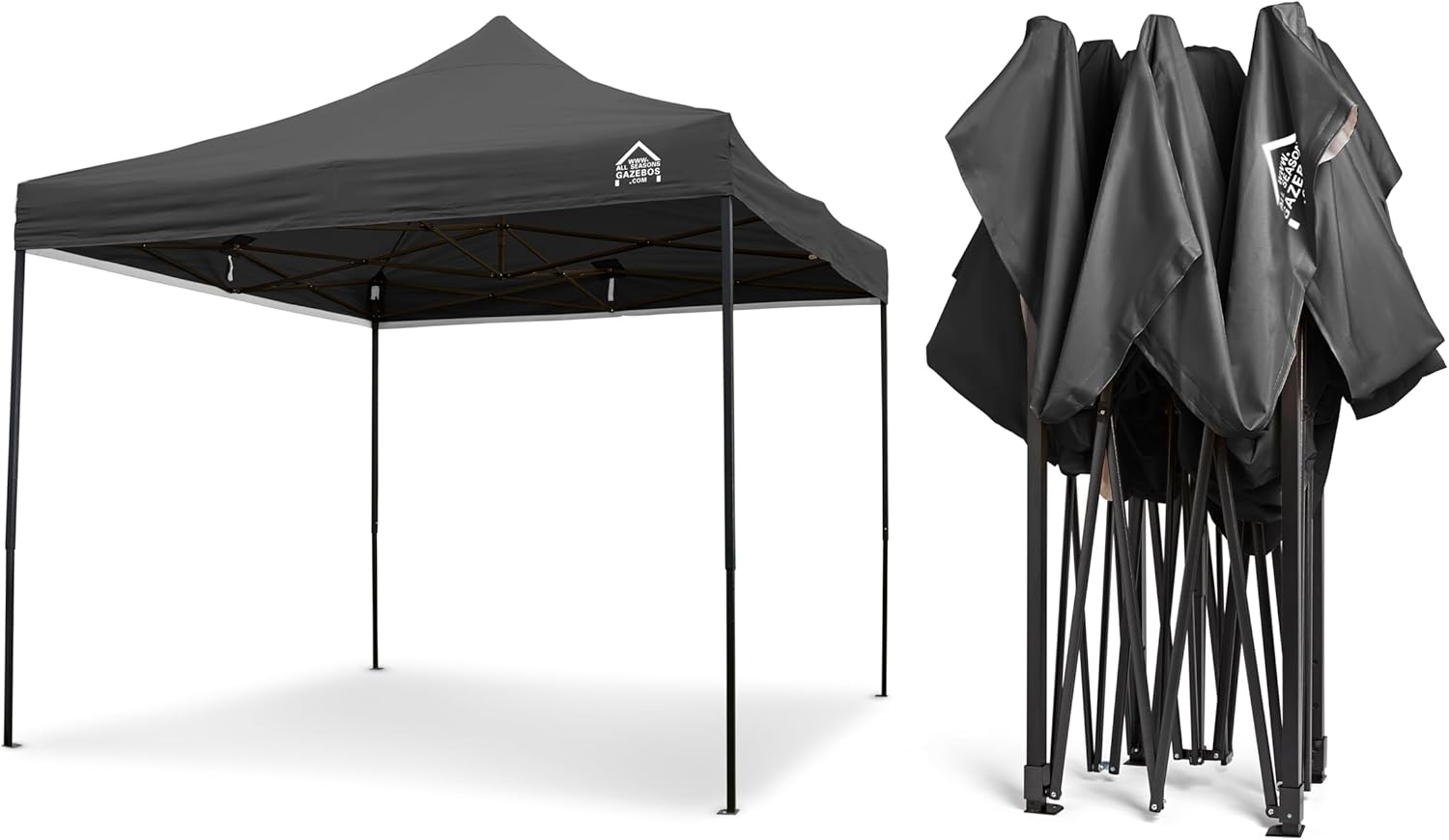 bleujardin - Tonnelle pliante série standard - 3x3m - robuste, étanche, accessoires inclus
