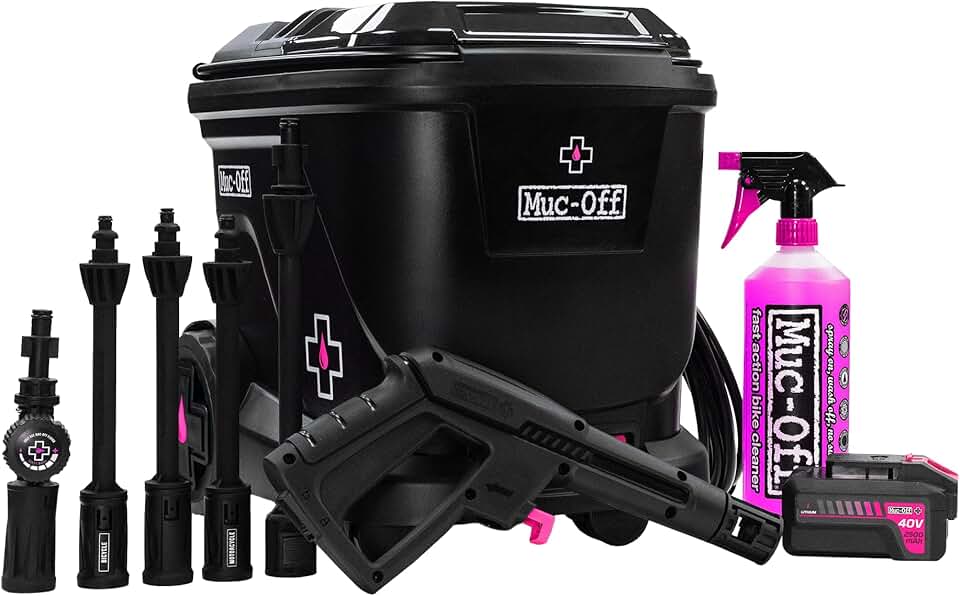 bleujardin - Nettoyeur Haute Pression Starter Bundle - 20L - 4 lances, nettoyant Nano Tech
