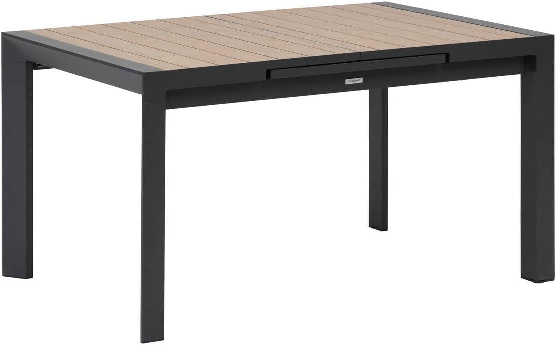 bleujardin - Evasion Extensible 8 places - aluminium antirouille - effet bois