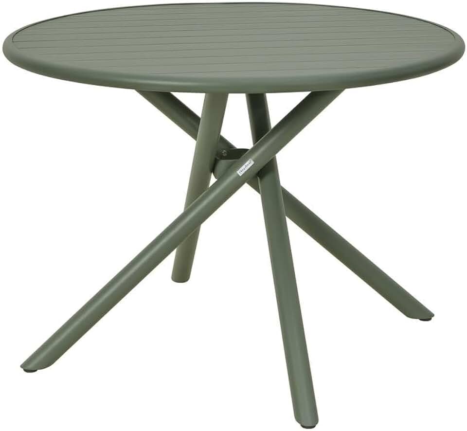 bleujardin - Nebullia Table Jardin 4 places 105cm Vert Laurier