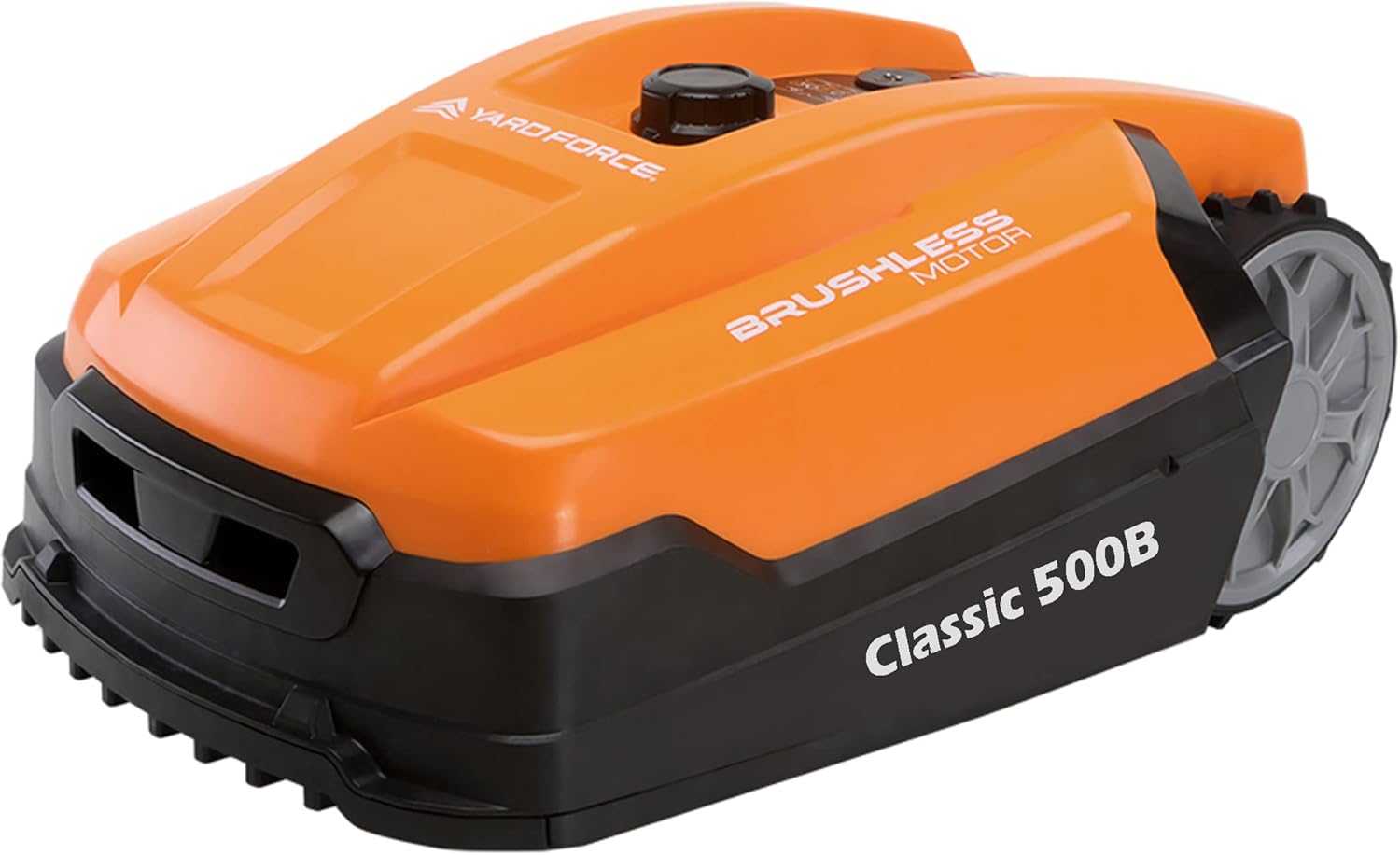 bleujardin - Robot tondeuse Classic - 500m² - Bluetooth, noir/orange
