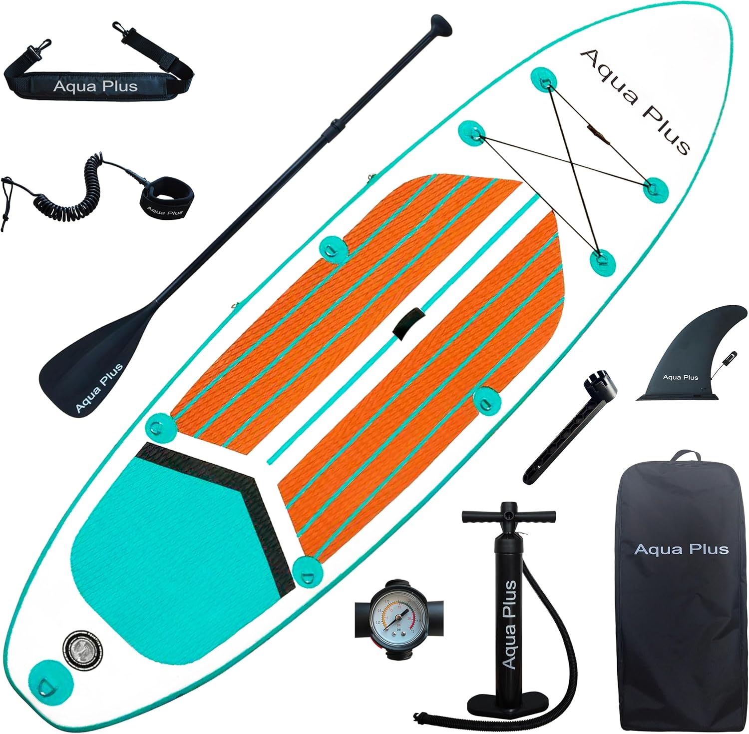 bleujardin - Sup Gonflable Série - 320x76x15cm - kit complet ISUP