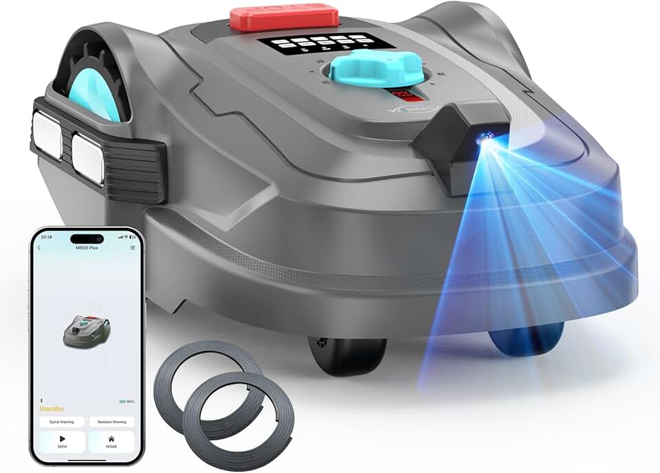 bleujardin - Tondeuse robot série M800Plus - 800m² - GPS, 3D vision, sans fil, détection 150 obstacles, M800Plus
