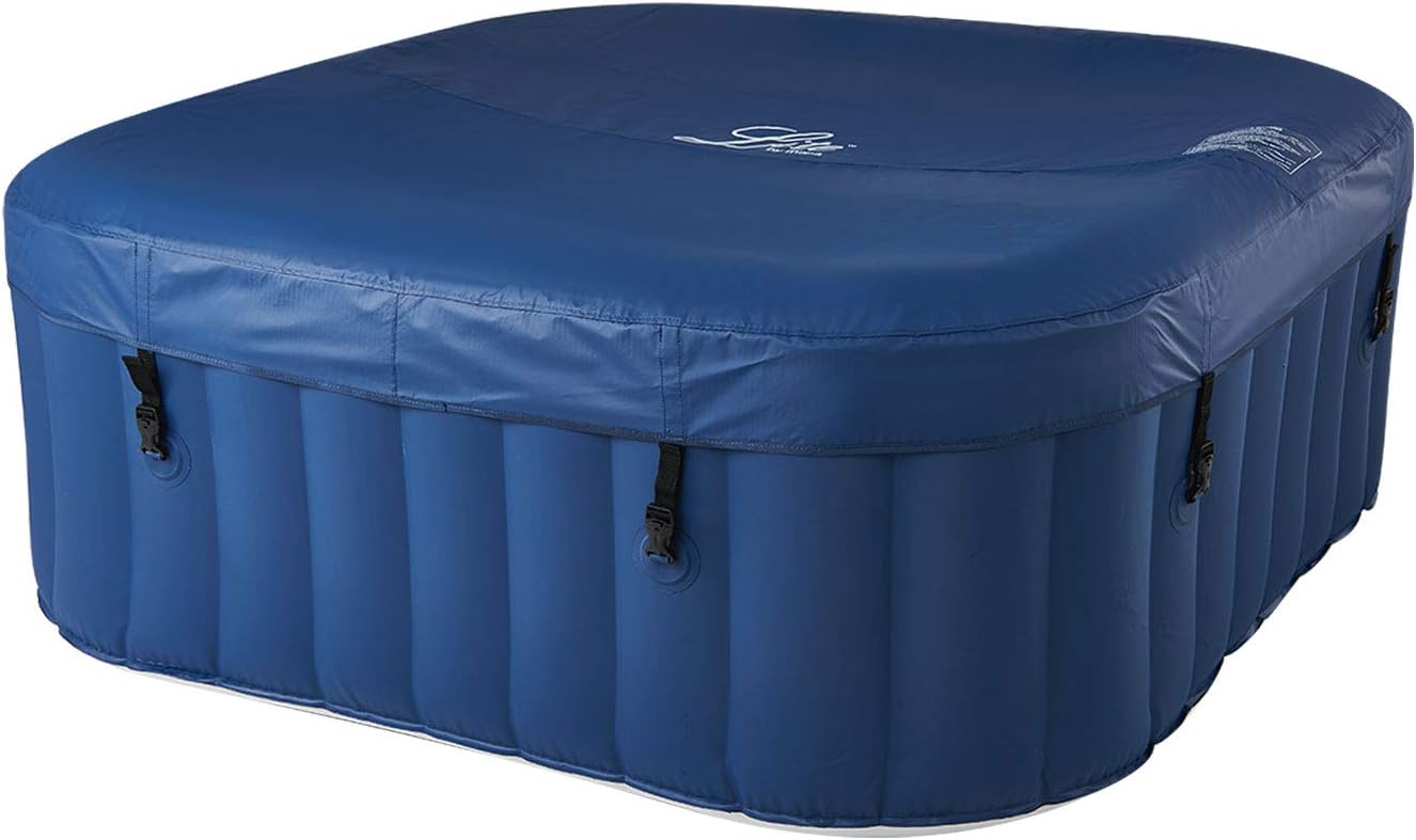 bleujardin - Spa gonflable Alpine 4 places - carré - confort et relaxation