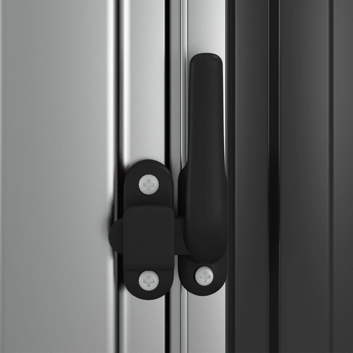 Abri de jardin métal - anthracite 180,5x97x209,5 cm - acier galvanisé
