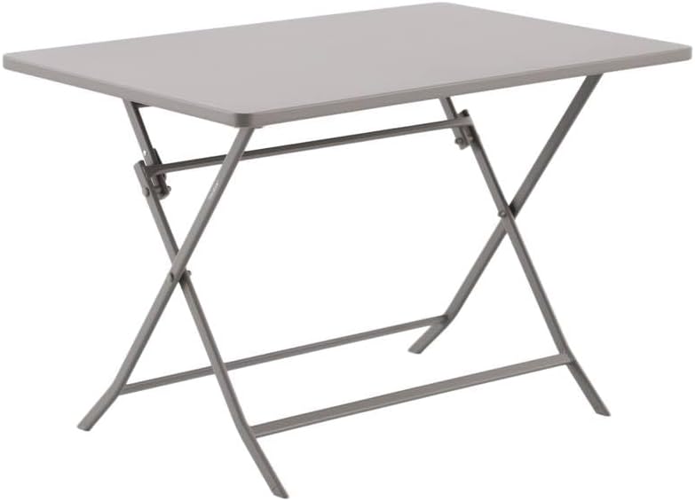 bleujardin - Greensboro - 4 places - Table pliante rectangle acier antirouille