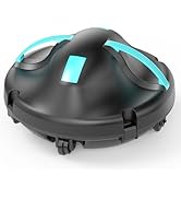 bleujardin Aspirateur Piscine, Robot Piscine sans Fil 120 Minutes de Nettoyage, Stationnement Automa...