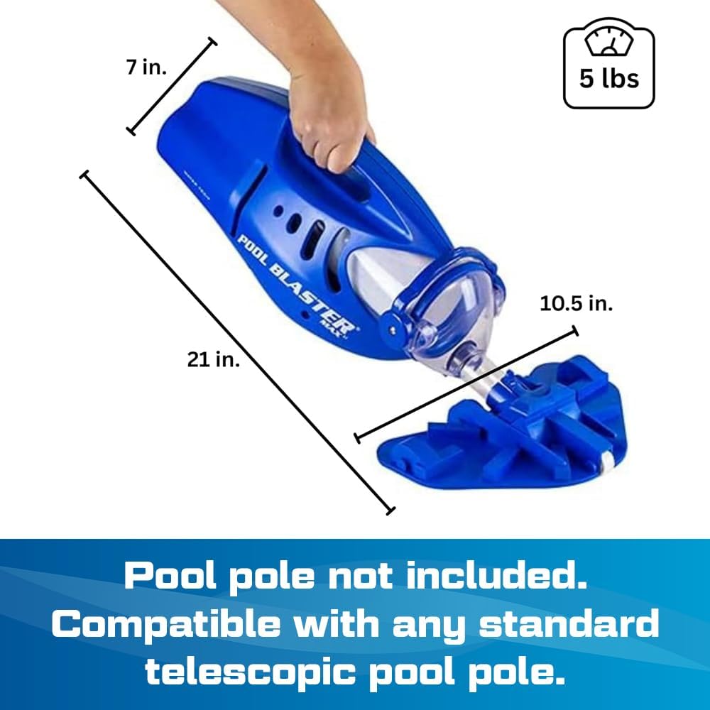 Water Tech bleujardin Max Li Aspirateur de piscine, aspirateur de piscine sans fil avec moteur P30, aspirateur à main pour piscine et spa