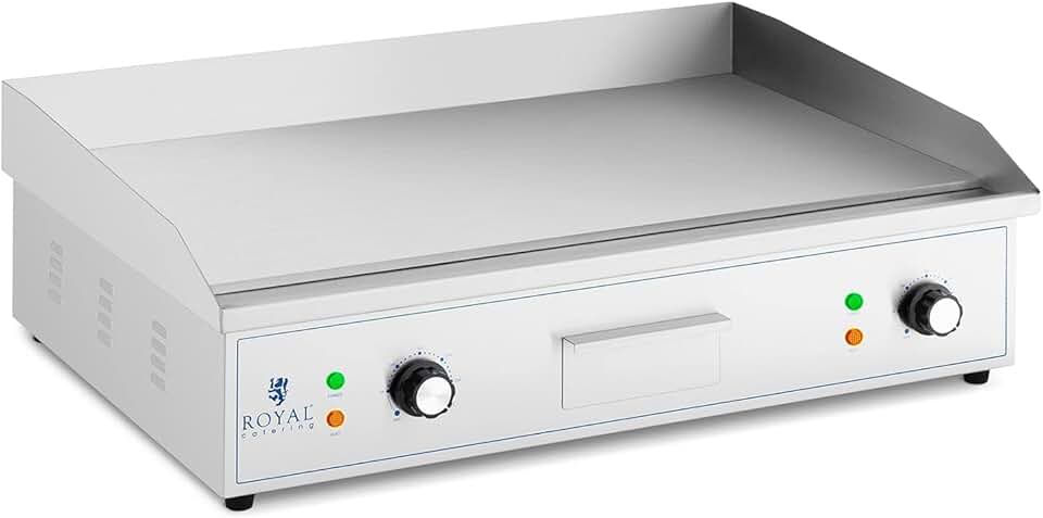 bleujardin - plancha électrique pro, 727x420mm, 4400W, cuisson, 74242
