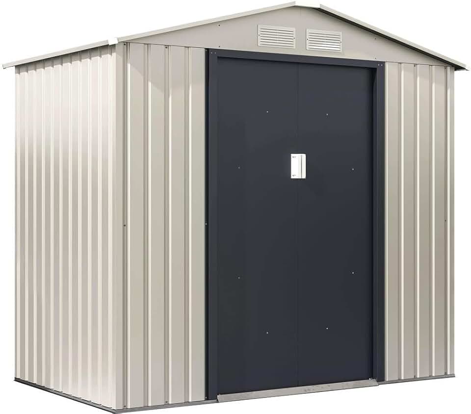 bleujardin - Nebraska - abri métal 4,07 m² - double porte