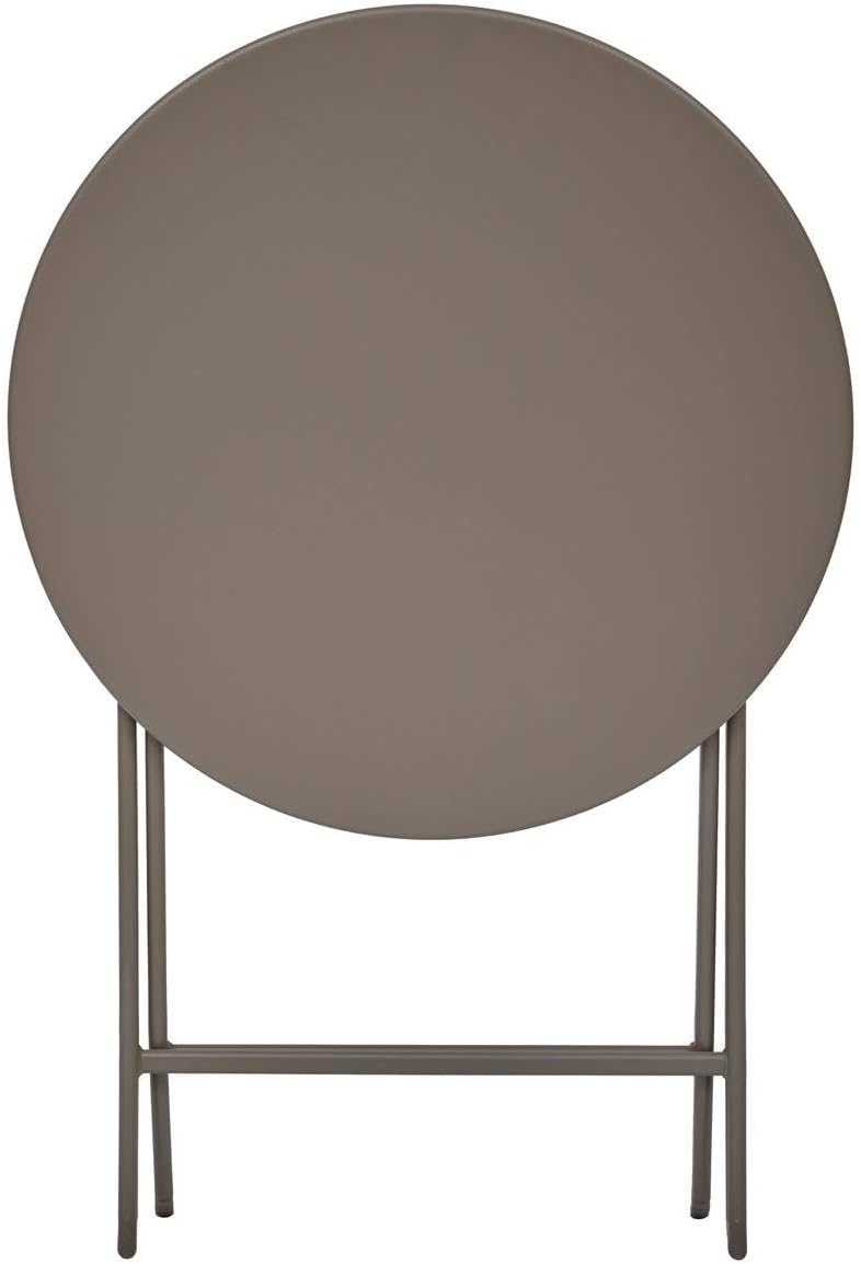 bleujardin - Greensboro pliante ronde - 2 places - acier renforcé, antirouille