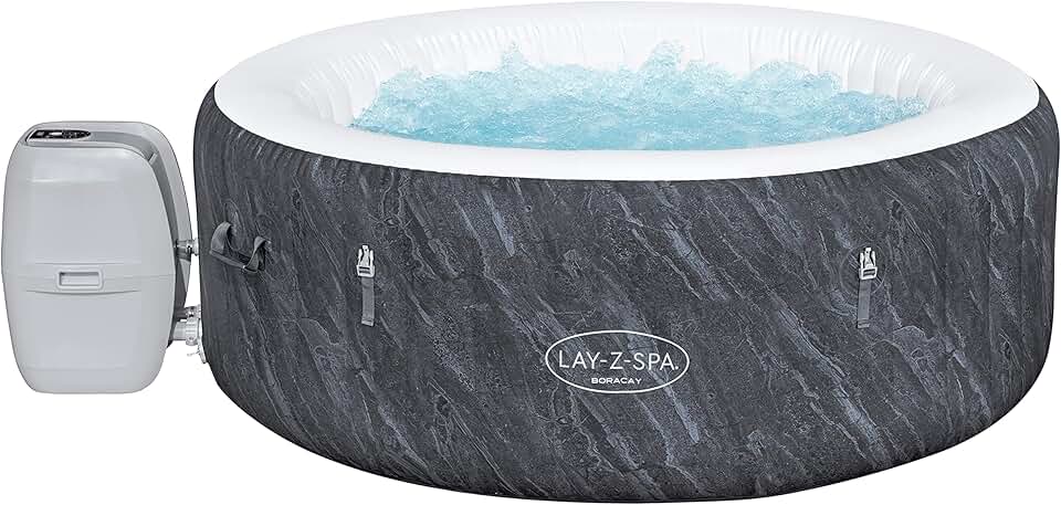 bleujardin - Boracay AirJet - 1,80m x 66cm - spa gonflable 71x26