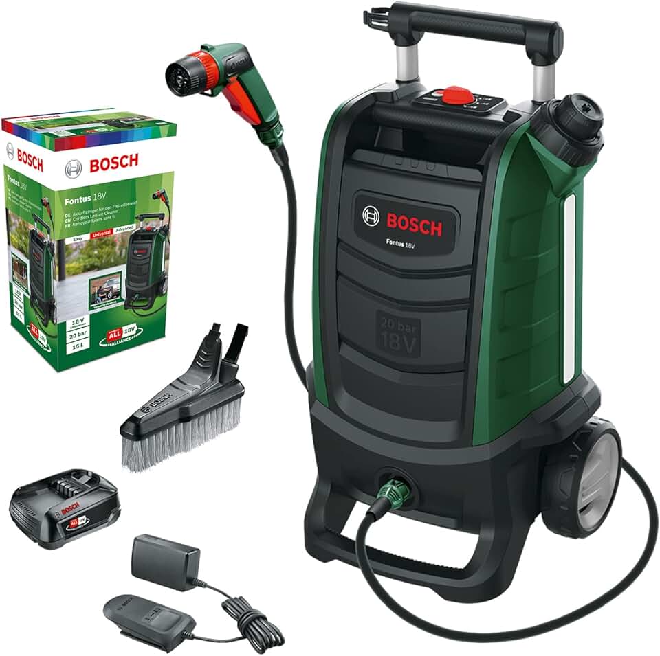 bleujardin - Fontus 18V - compact sans fil, batterie incluse, carton