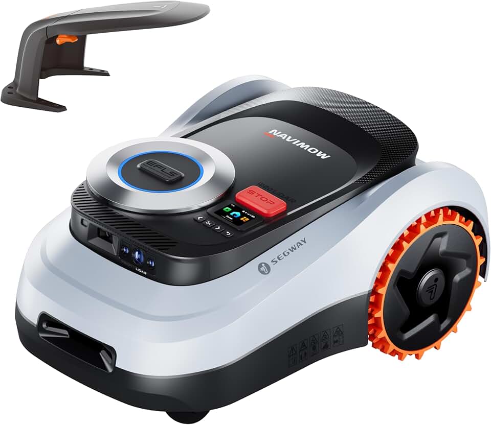 Segway - bleujardin i220 - tondeuse robot LiDAR - garage, cartographie, 45% pentes, 4G - i220
