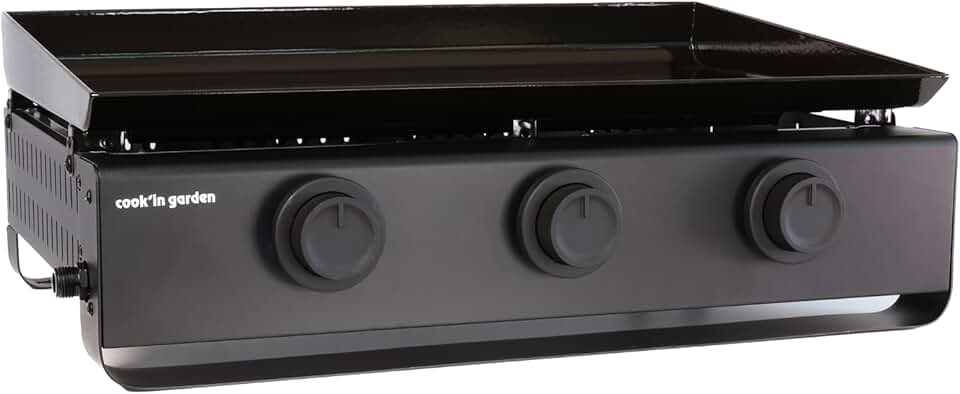 bleujardin - Tempo 3 brûleurs - 6 kW - acier émaillé - bac amovible