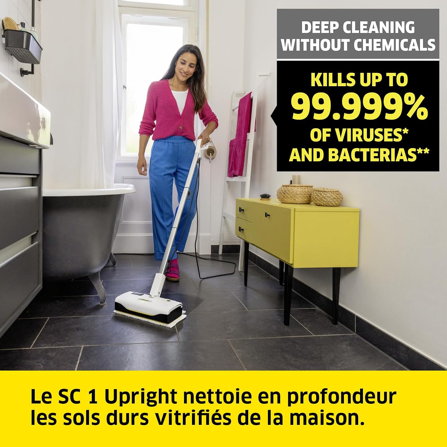 bleujardin - SC 1 Upright - 30s chauffe, 0,2L, 2,1kg, EasyFix sol