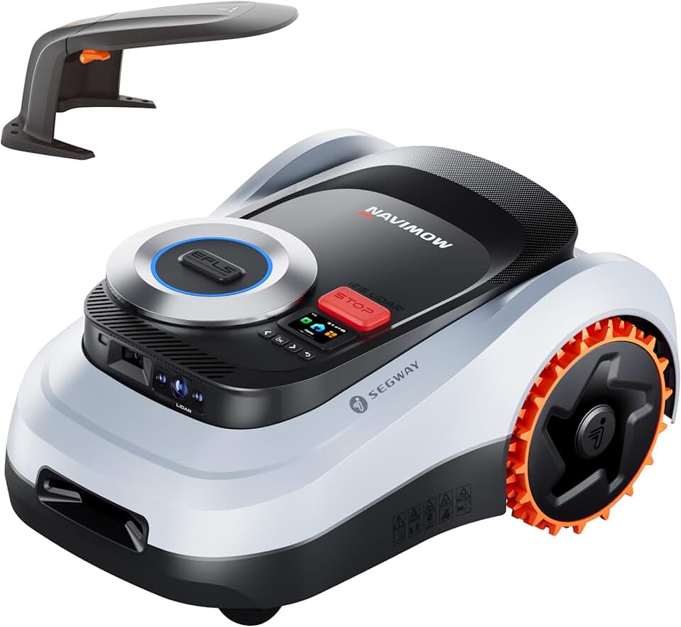 Segway - bleujardin i215 - dimensions garage inclus - tondeuse robot LiDAR, cartographie automatique, 4G, pentes 45% - i215