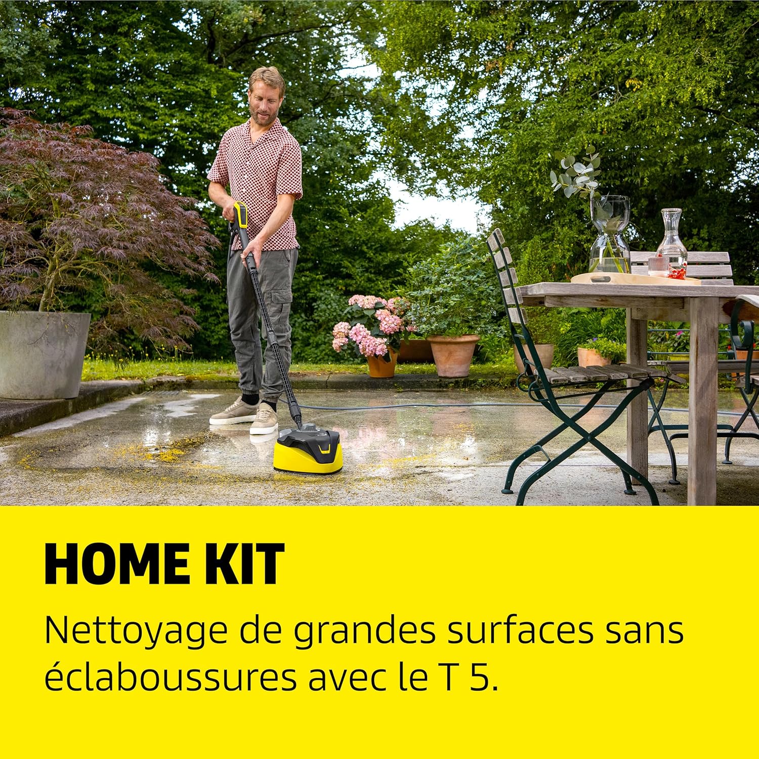 bleujardin - K 7 Premium Connect - 180 bar, 600 l/h, enrouleur, Home Kit
