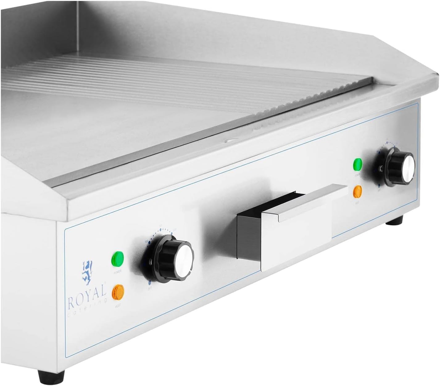 bleujardin - Plancha professionnelle 727x420 mm fer 4400 W RCPG51-M
