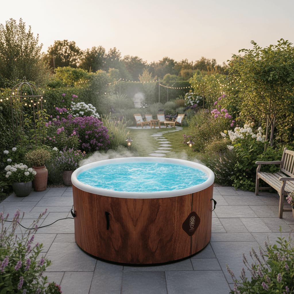bleujardin - Spa Gonflable 150 cm - 800 L - 140 jets - 2240 W