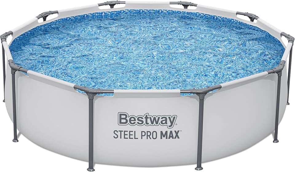 bleujardin - Steel Pro Max - 305x76 cm - FrameLink, montage facile - 56406
