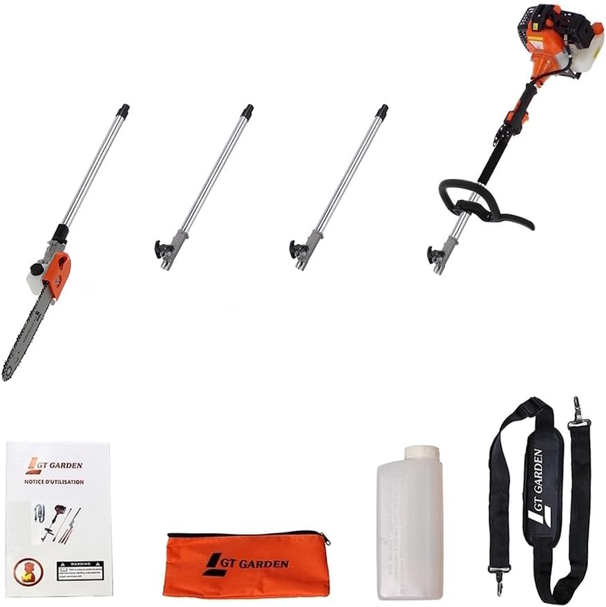 bleujardin - Élagueuse thermique perche orientable 4,15m 52cm3 3CV