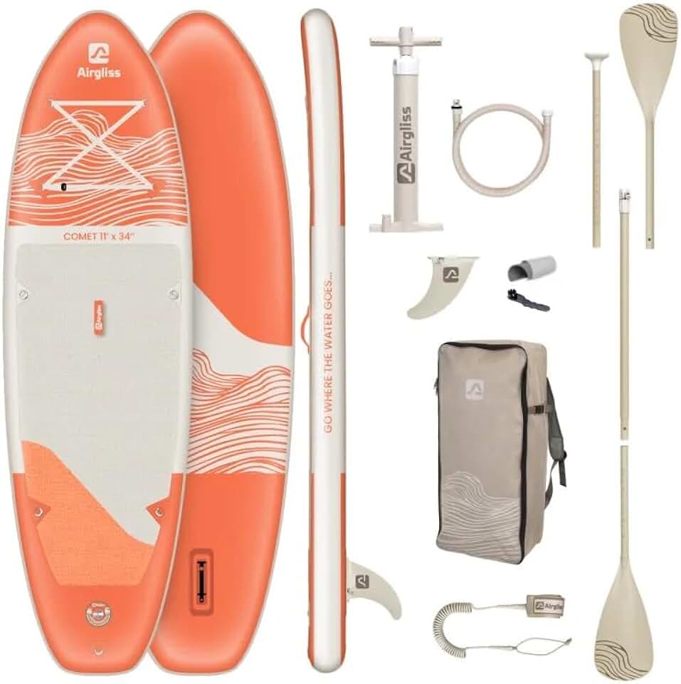 AIRGLISS - Paddle gonflable 11.0 - 2 pers, 170kg, complet, AIRGLISS110
