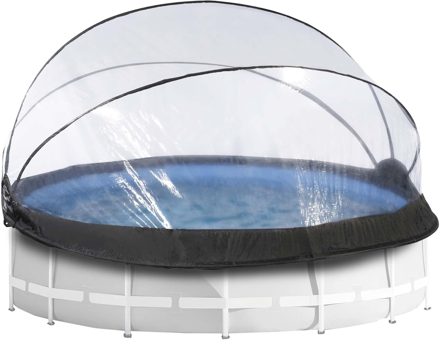 bleujardin - Dôme Piscine Universel ø 427 cm Transparent pliable - 427CM