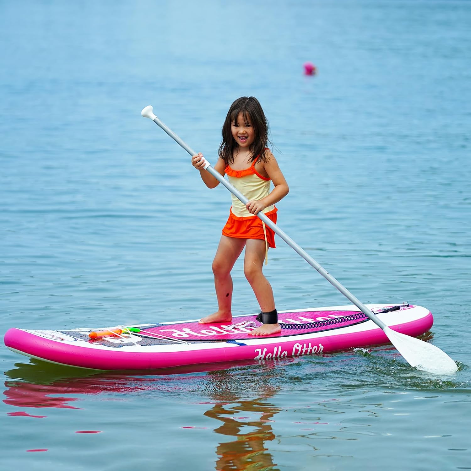 bleujardin Paddle Gonflable Adulte, Planche de Stand Up Paddle Gonflable, Sup Paddle Board Gonflable avec Accessoires Complets, Planche de Surf Paddle