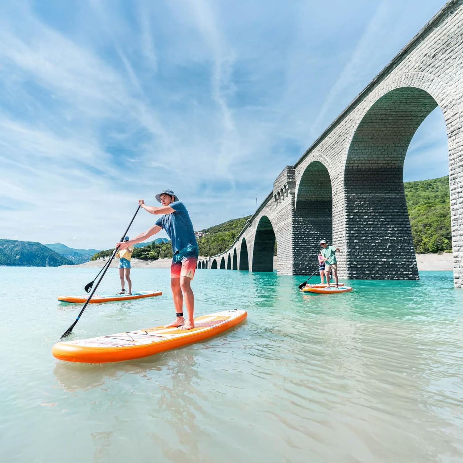 bleujardin Pure Air Coast 10'10 Planche de stand up paddle gonflable 330 x 82 x 15 cm