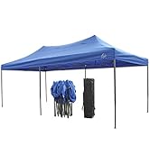bleujardin - Tonnelle pop-up 3x6m entièrement imperméable - Bleu roi