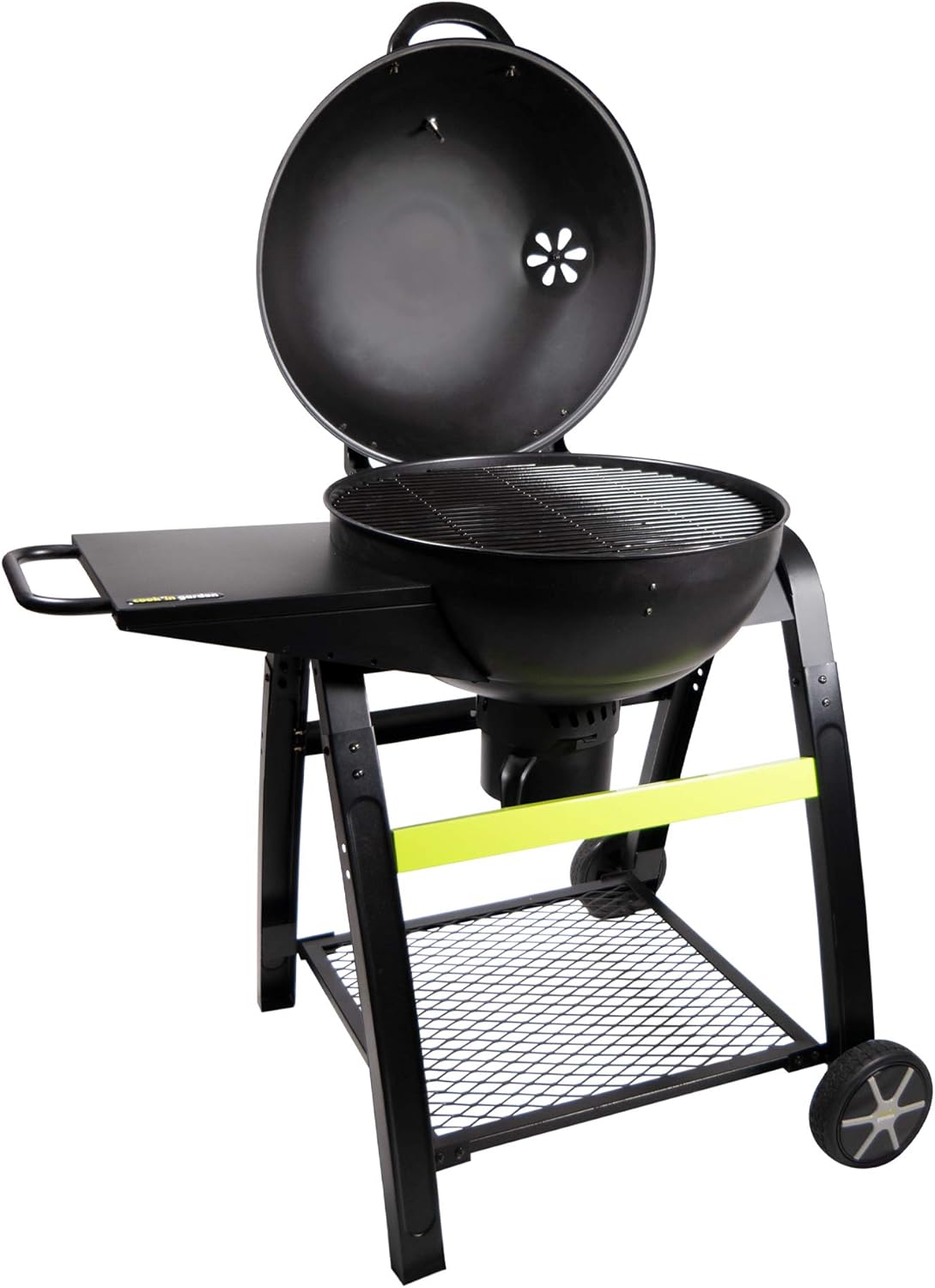 bleujardin - Tonino 60 - barbecue charbon avec capot, wheels, thermomètre