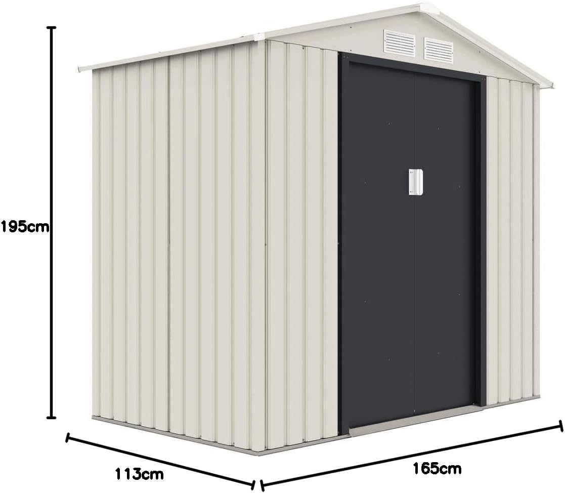 bleujardin - Abri de Jardin Métal Nebraska (2,70 m²)