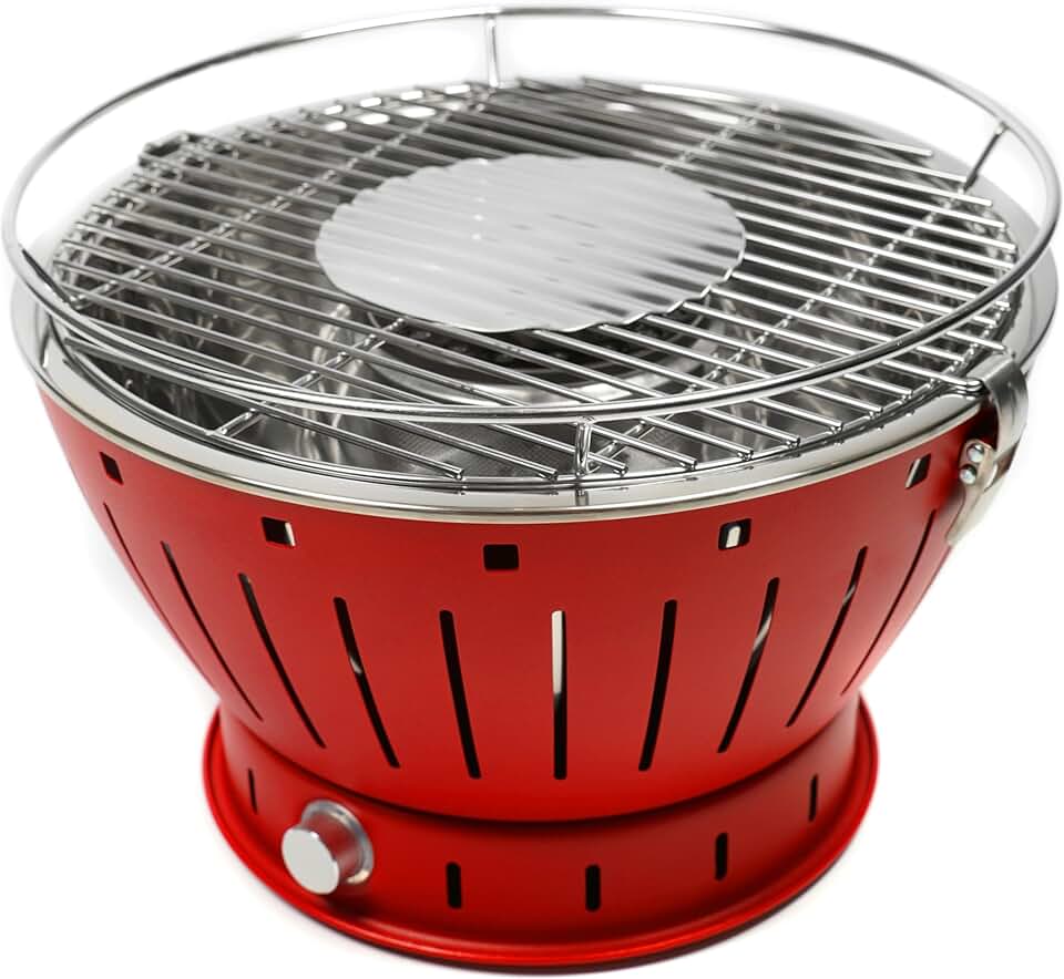 bleujardin - Barbecue portable 35cm - charbon - sans fumée