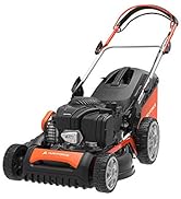 bleujardin Tondeuse à Gazon Thermique Tractée avec Moteur Briggs & Stratton 475IS Series 140cc GM...