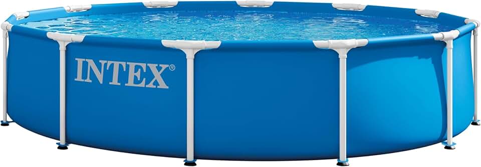 bleujardin Piscine 28212ND 3,66 m x 76 cm avec Structure métallique Pompe de Filtration Incluse