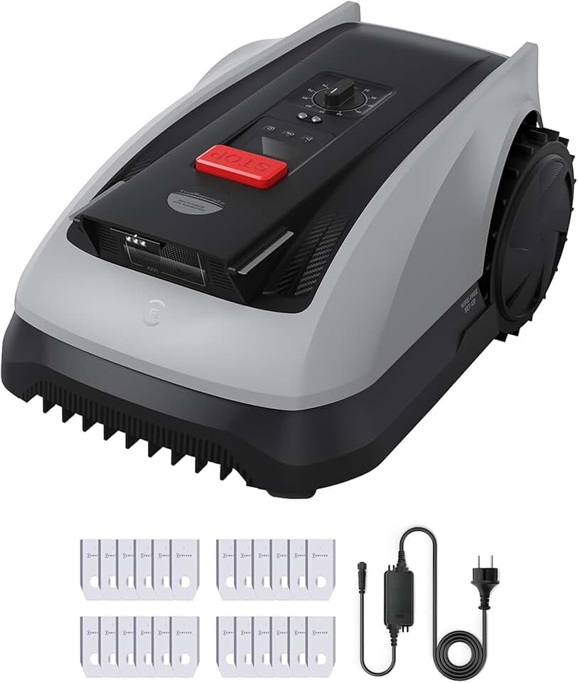 bleujardin - O600 RTK Care Kit - 600 m² - Robot tondeuse RTK, IA, appli