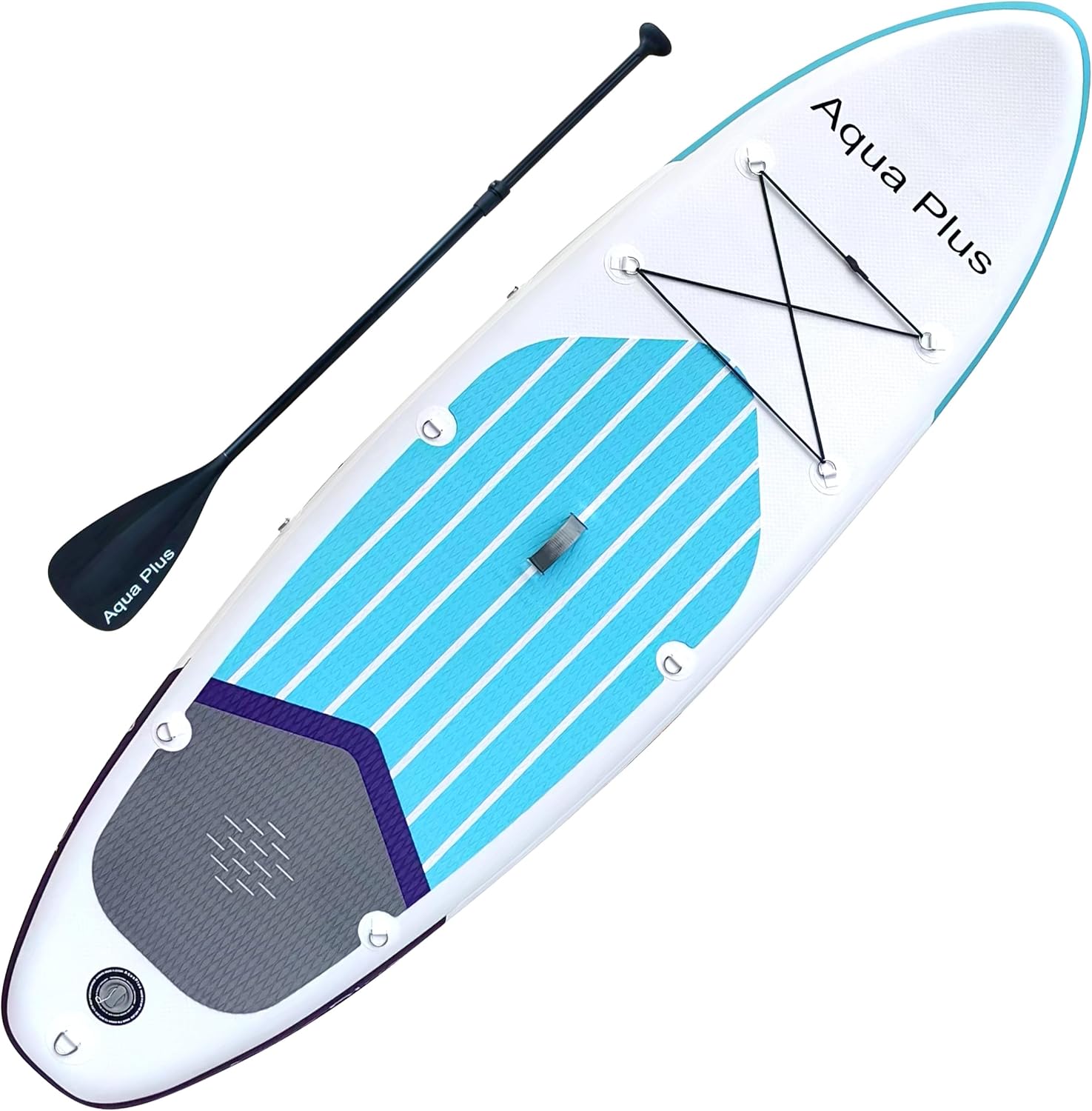 bleujardin - SUP gonflable 15cm - planche à pagaie, pompe, sac à dos