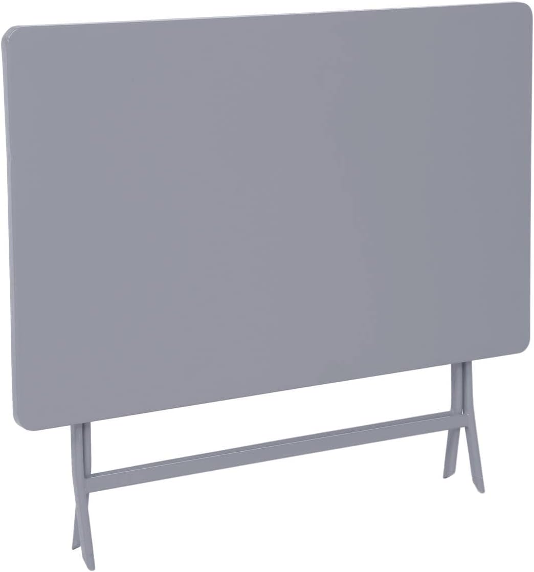 bleujardin - Greensboro - 4 places - table pliante acier antirouille, quartz