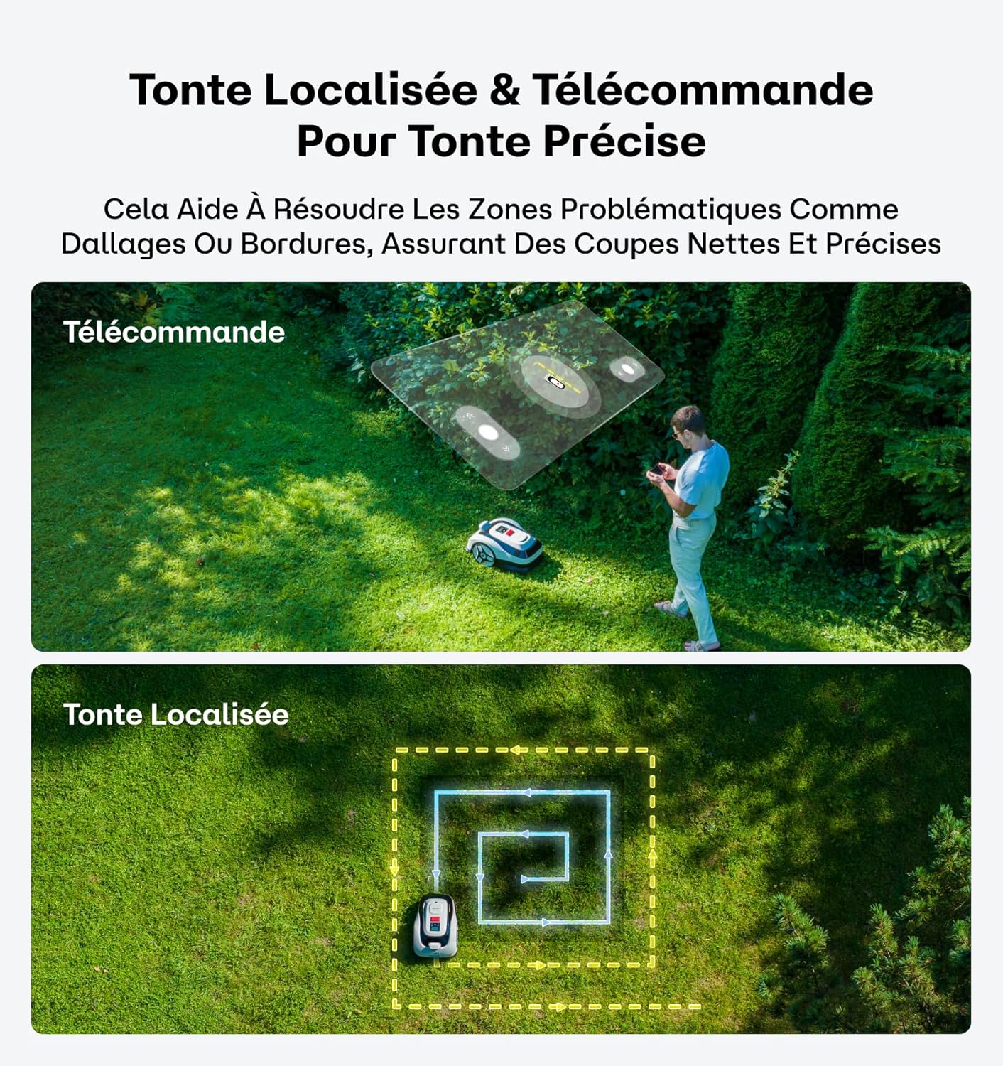 Raccoon - 2 SE Série - 600m² - robot tondeuse intelligent, 5Ah, longue autonomie, Raccoon 2 SE