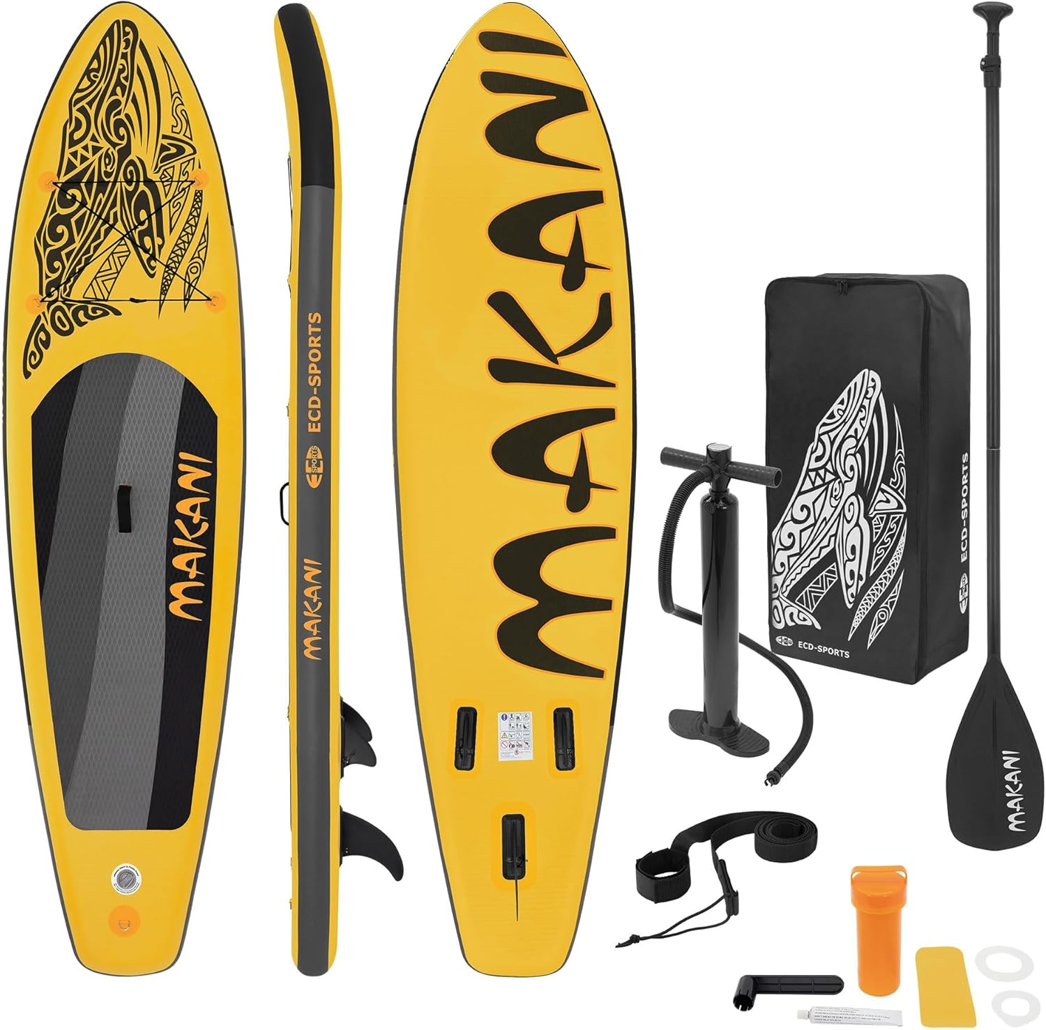 bleujardin - stand up paddle série gonflable - 305/308/320/380 cm - PVC, 120/150 kg, 10/15 cm épaisseur